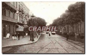 Tunisia Tunis Postcard Old Avenue Jules Ferry (french hairdresser)