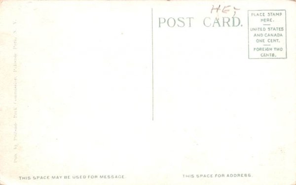 Hessian Lake Bear Mountain, New York Postcard