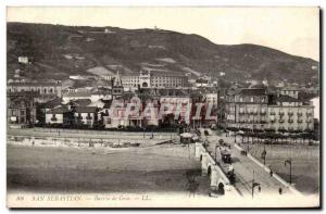 Old Postcard Spain Espana Spain San Sebastian Barrio Gros