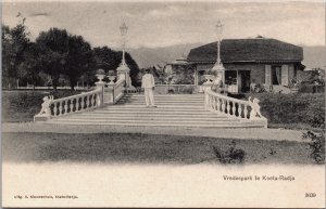 Indonesia Vredespark Koetaradja Banda Atjeh Sumatra Vintage Postcard C111