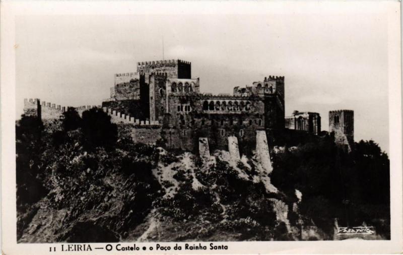 CPA Leiria- O Castelo e o Paco da Rainha Santa, PORTUGAL (760822)