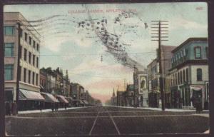 College Avenue,Appleton,WI Postcard 