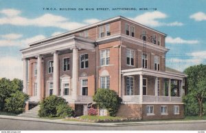 HATTIESBURG , Mississippi , 1930s-40s; Y.M.C.A. Building on Main Street