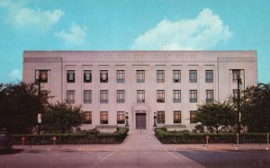 Howard County Court House Building Kokomo Indiana IND Vintage Postcard