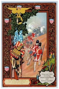 Bayonet Charge At Bunker Hill American Loss Including Gen Joseph Warren Postcard