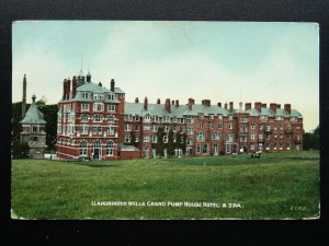 Wales Llandrindod Wells GRAND PUMP HOUSE HOTEL & SPA c1915 Postcard by ETWD