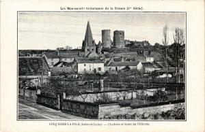 CPA CINQ-MARS-la-PILE - Clochers et TOURS du Chateau (229104)