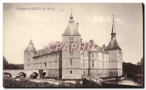 Old Postcard Chateau De Sully