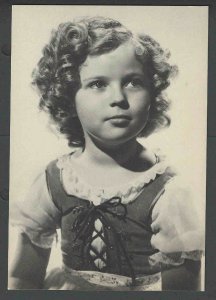 Ca 1965 RPPC* SHIRLEY TEMPLE IN HEIDI 1937 REPRO MINT 6 X 4