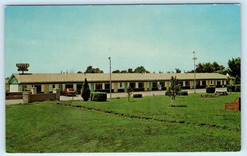 CAHOKIA, Illinois IL~ Roadside TRAIL'S END MOTEL St. Clair County 1960sPostcard