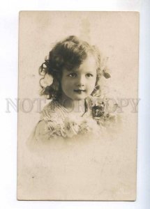 236216 RUSSIA girl 1912 year photo RPPC TOBOLSK MOSCOW