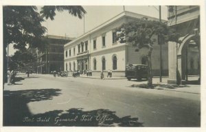 Egypt Port Said General Post Office Building photo postcard 
