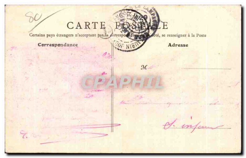 Old Postcard Saint Valery en Caux Basin