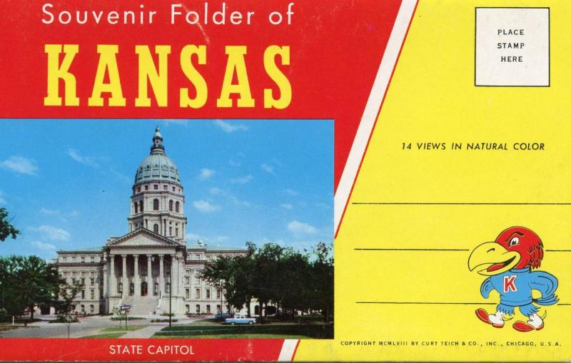 Folder - Kansas. 12 views + covers 