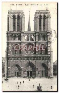 Paris - 4 - Church of Our Lady - Old Postcard