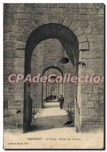 Old Postcard Chaumont Viaduct Entree Des Galeries