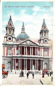 England London St Paul's Cathedral West Front