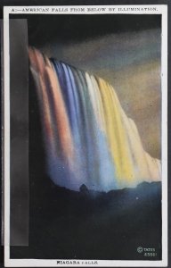 Niagara Falls, NY - American Falls from Below by Illumination