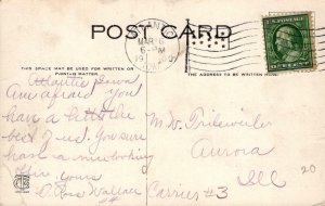 Postcard Post Office Atlantic IA Iowa