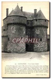 Postcard Old Guerande Porte Saint Michel