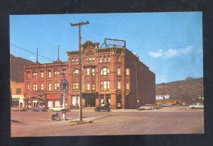 DURANGO COLORADO DOWNTOWN STRATER HOTEL VINTAGE POSTCARD OLD CARS