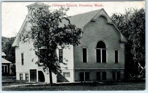 POMEROY, Washington  WA   CHRISTIAN CHURCH  ca 1910s  Garfield County Postcard