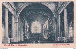 FAVERSHAM , Kent , England , 1900-10s ; Parish Church interior