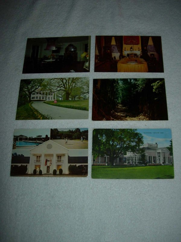 Natchez MS - Lot Of 6 Great Vintage Postcards - x0588