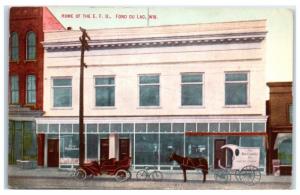 Early 1900s Home of the Equitable Fraternal Union, Fond du Lac, WI Postcard