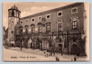 Orvieto Town Hall UMBRIA Italy Vintage Postcard A244