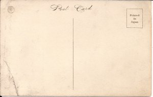 JAPAN Japanese Print, Sea Side Scene, Men Working, Trees, 1910 - 20's