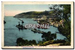 Old Postcard Villefranche Sur Mer Vue Generale Charter