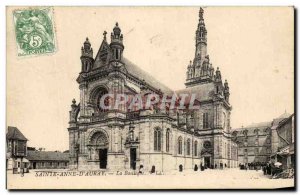 Old Postcard Sainte Anne D & # 39Auray Basilica