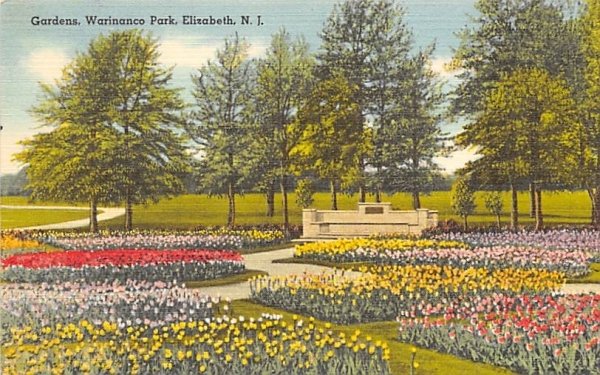 Gardens, Warinanco Park in Elizabeth, New Jersey