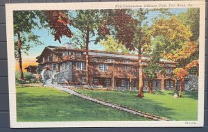 Vintage Postcard 1940 Non-Commission Officer Club, Fort Knox Radciff Kentucky