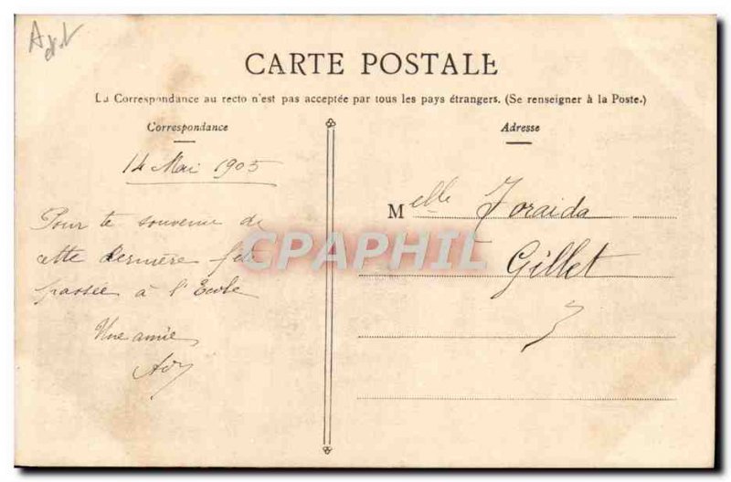 Old Postcard Folklore Grass (silk map)