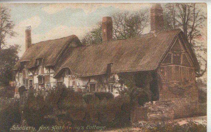 Warwickshire Postcard - Shottery - Ann Hathaway's Cottage - Ref TZ4017