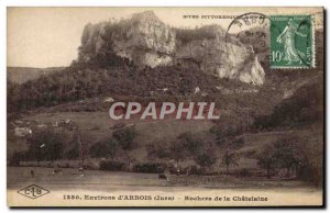 Old Postcard vicinity D & # 39Arbois Rochers De La Chatelaine