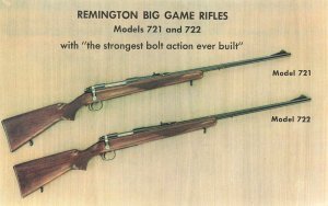 Remington Big Game Rifles Model 721 & Model 722, Postcard