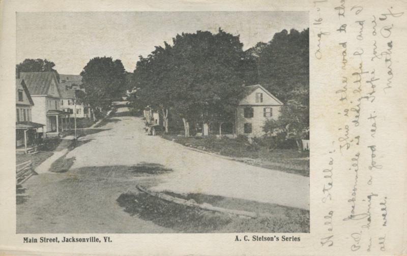 Main Street Jacksonville VI Virginia A.C. Stetson's Series c1907 Postcard E9