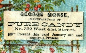 1880's George Morse Pure Candy Free Candy Coupon P189
