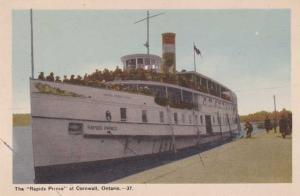 Steamer SS Rapids Prince at Cornwall ON, Ontario, Canada
