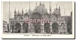 Old Postcard From Venice Basilica San Marco