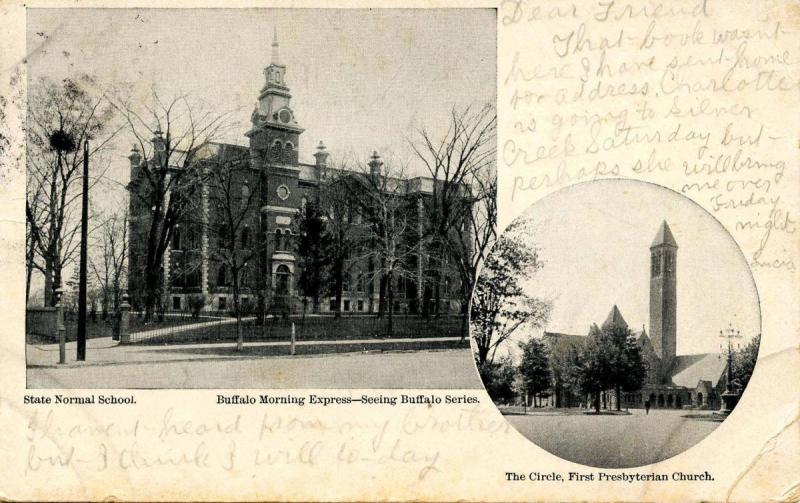 NY - Buffalo. State Normal School, The Circle First Presbyterian Church