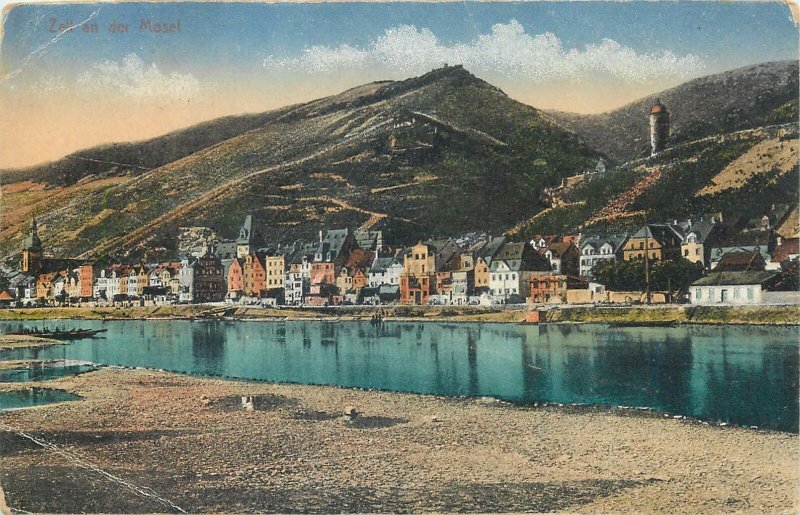 Postcard Germany Zell an der Mosel