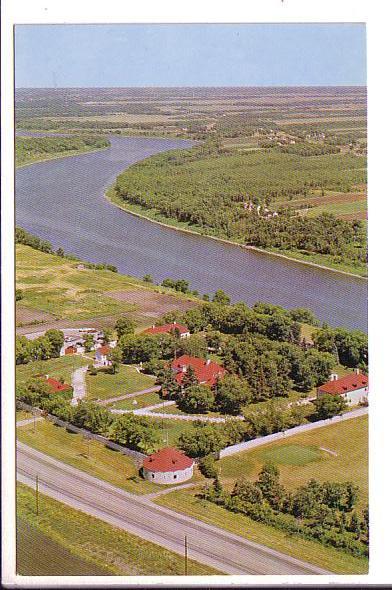 Aerial Lower Fort Gary, Winnipeg Manitoba, Goldin