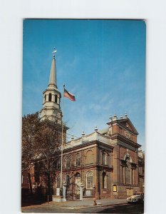 Postcard Christ Church Philadelphia Pennsylvania USA