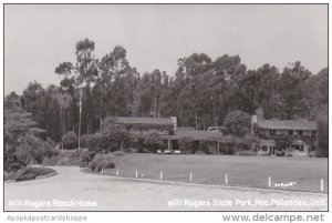 California Pacific Palisades Will Rogers Ranch Home Real Photo
