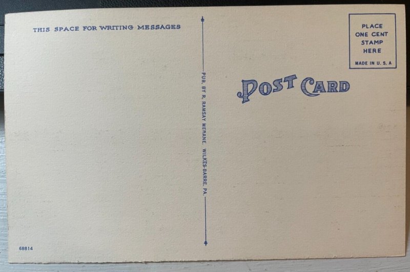 Vintage Postcard 19301945 U.S Post Office & Citizens National Bank