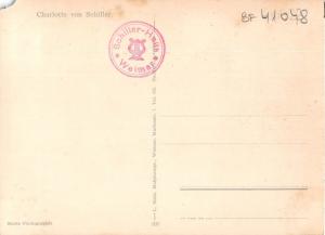 BF41048 charlotte von schiller corner cut Famous People World leaders
